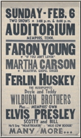 Plakat zur Veranstaltung vom 6.2.1955